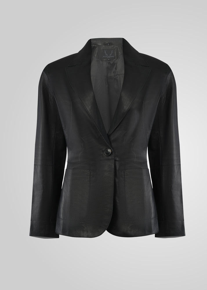 NOIAN - LEATHER BLAZER