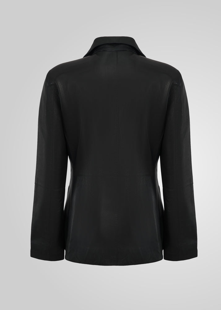 NOIAN - LEATHER BLAZER