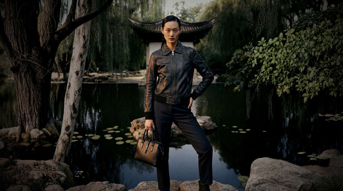 Built around leather that gets better with wear.