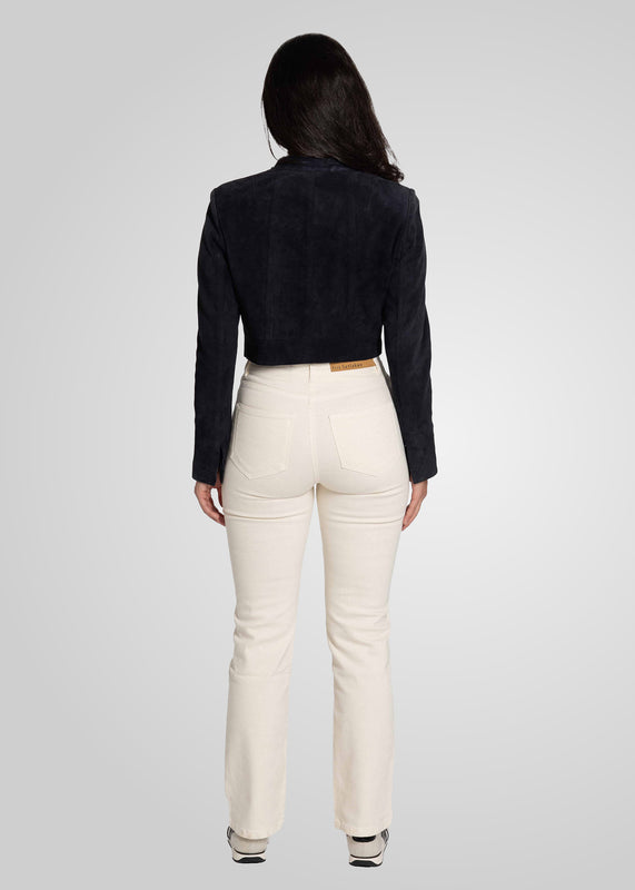 ADRIAN - CROPPED SUEDE JACKET