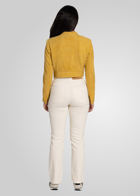 ADRIAN - CROPPED SUEDE JACKET