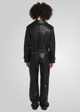 TRISHA - CROPPED LEATHER JACKET