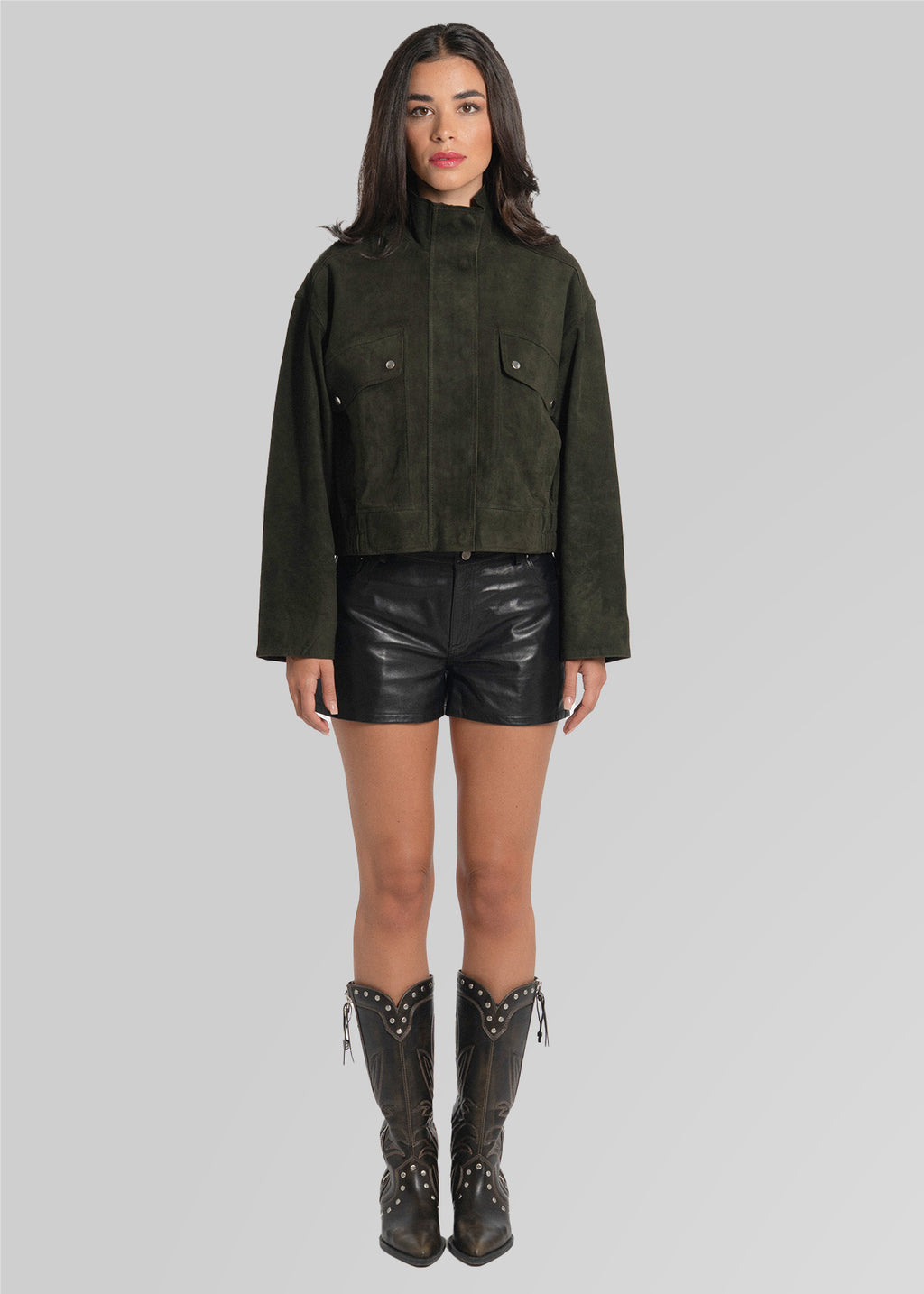 RAMONA - CROPPED SUEDE JACKET – Bod & Christensen