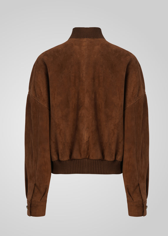 CAMILLA - SUEDE BOMBER JACKET