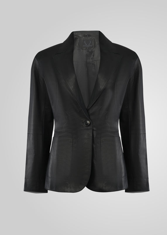 NOIAN - LEATHER BLAZER