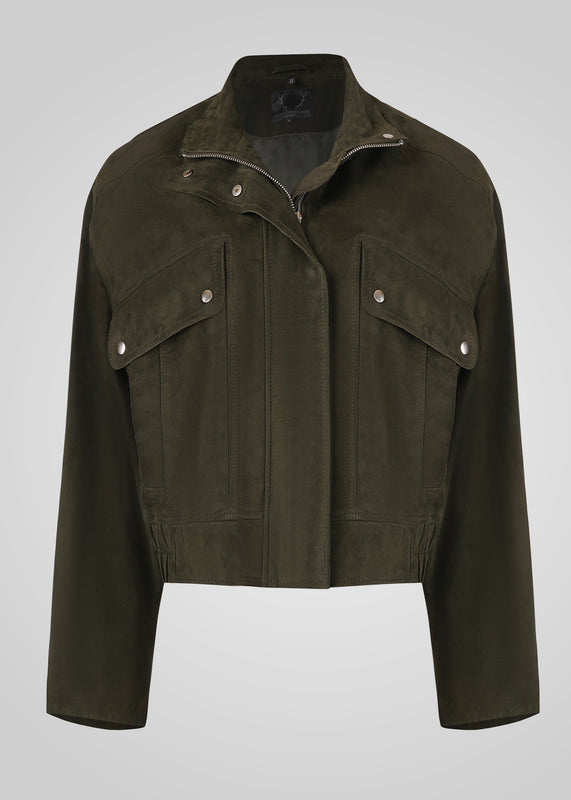 RAMONA - CROPPED SUEDE JACKET