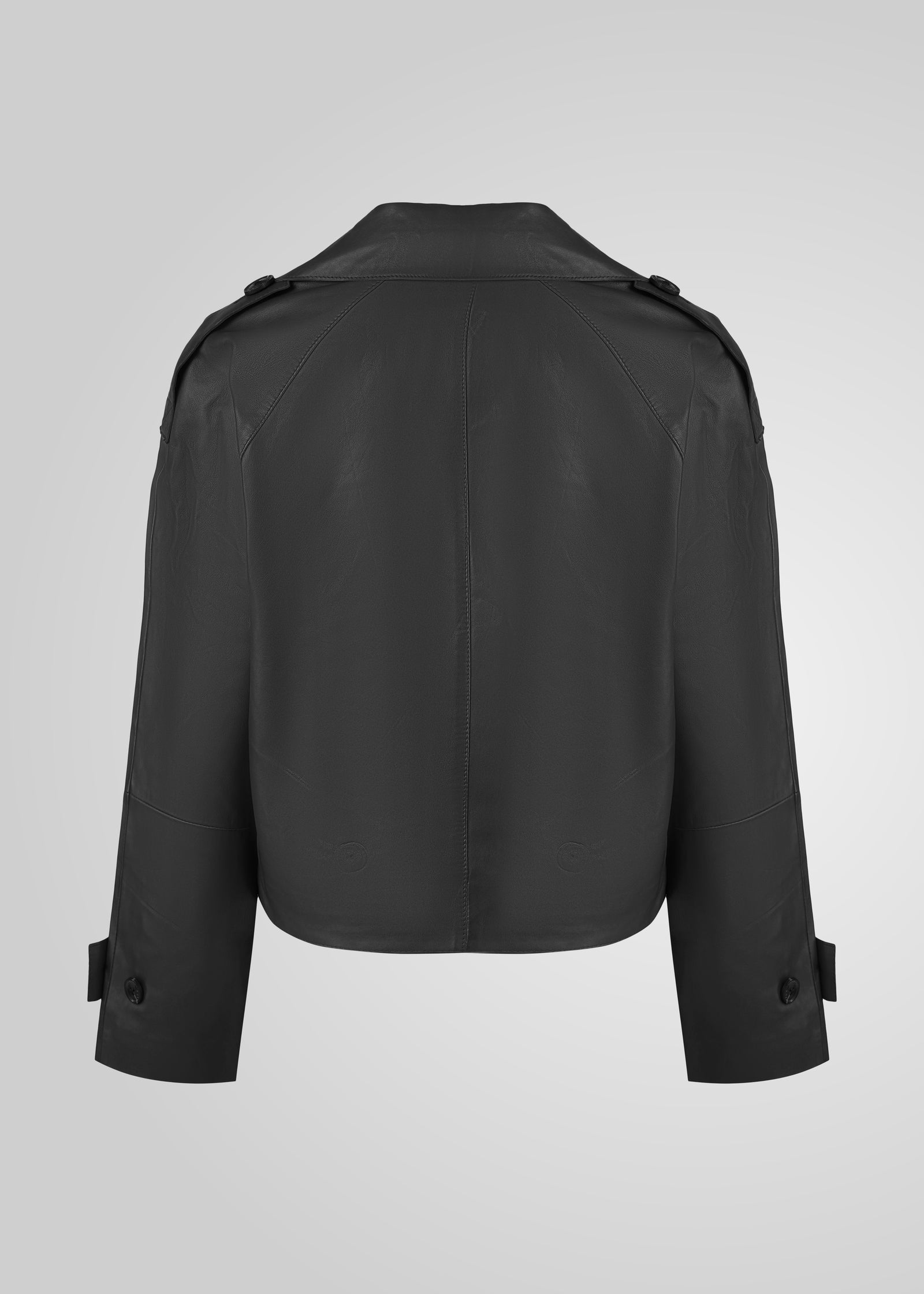HANNA - CROPPED LEATHER JACKET – Bod & Christensen