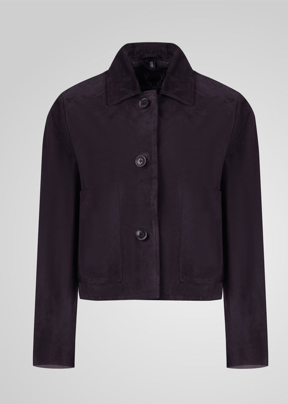 JIN - CROPPED SUEDE JACKET