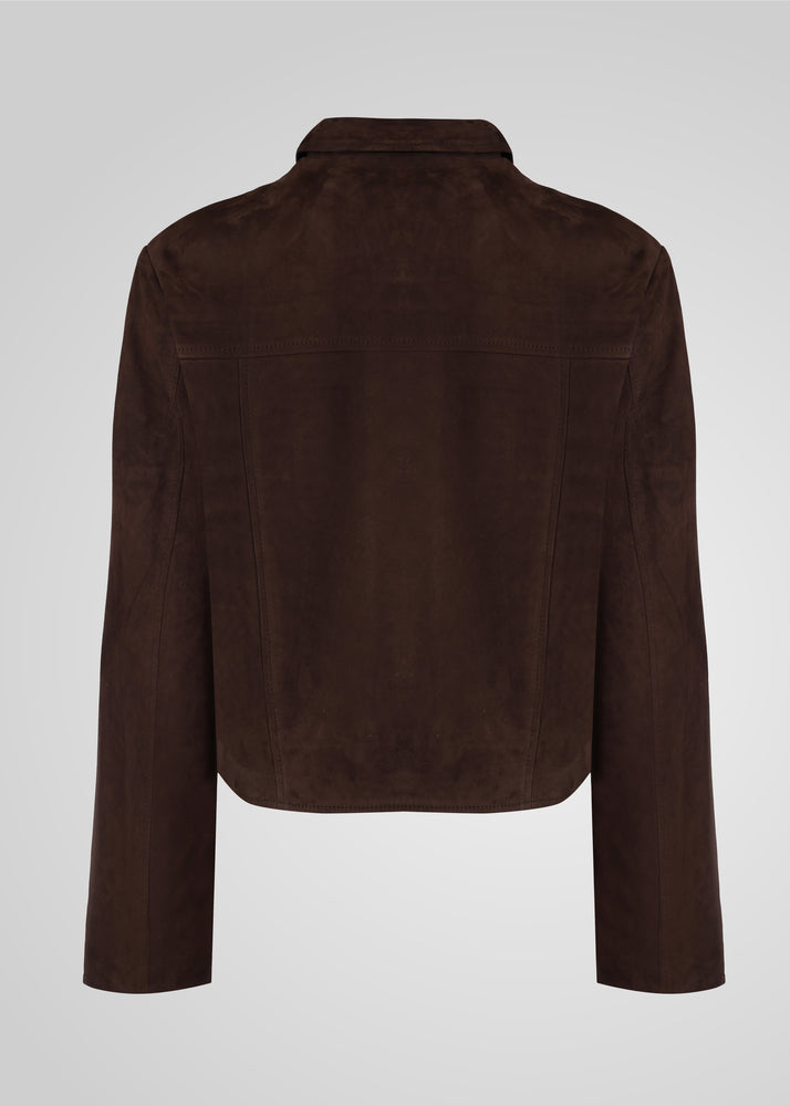 JIN - CROPPED SUEDE JACKET
