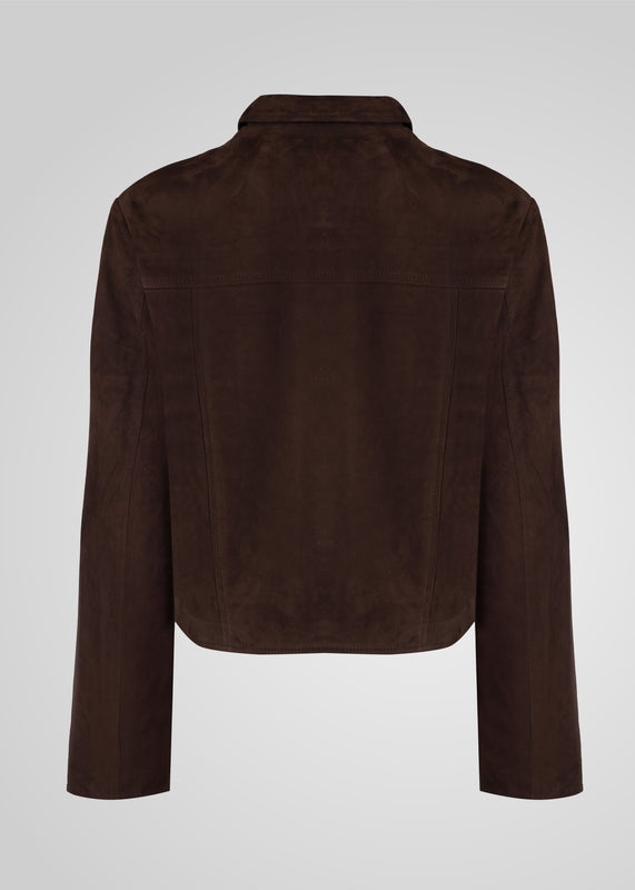 JIN - CROPPED SUEDE JACKET
