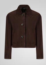 JIN - CROPPED SUEDE JACKET