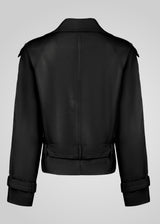 TRISHA - CROPPED LEATHER JACKET