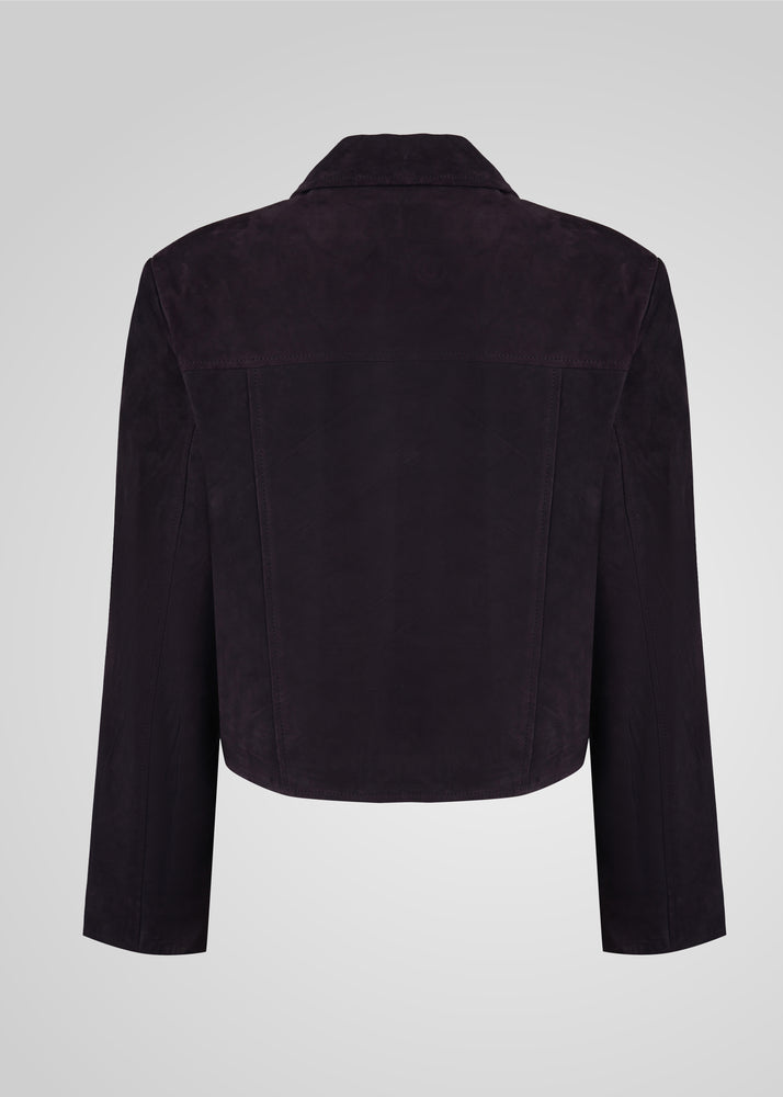 JIN - CROPPED SUEDE JACKET