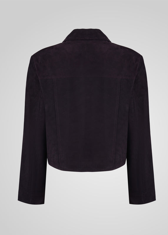 JIN - CROPPED SUEDE JACKET