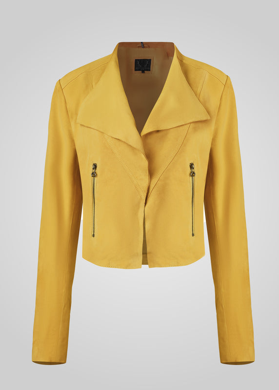 ADRIAN - CROPPED SUEDE JACKET