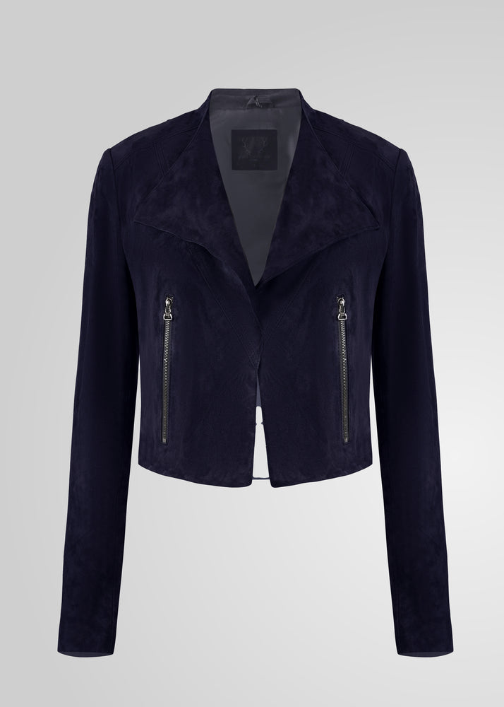 ADRIAN - CROPPED SUEDE JACKET
