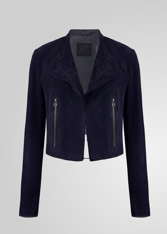ADRIAN - CROPPED SUEDE JACKET