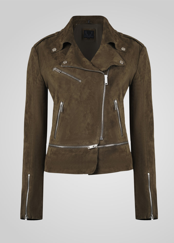 AUGUSTINE - ADJUSTABLE SUEDE BIKER