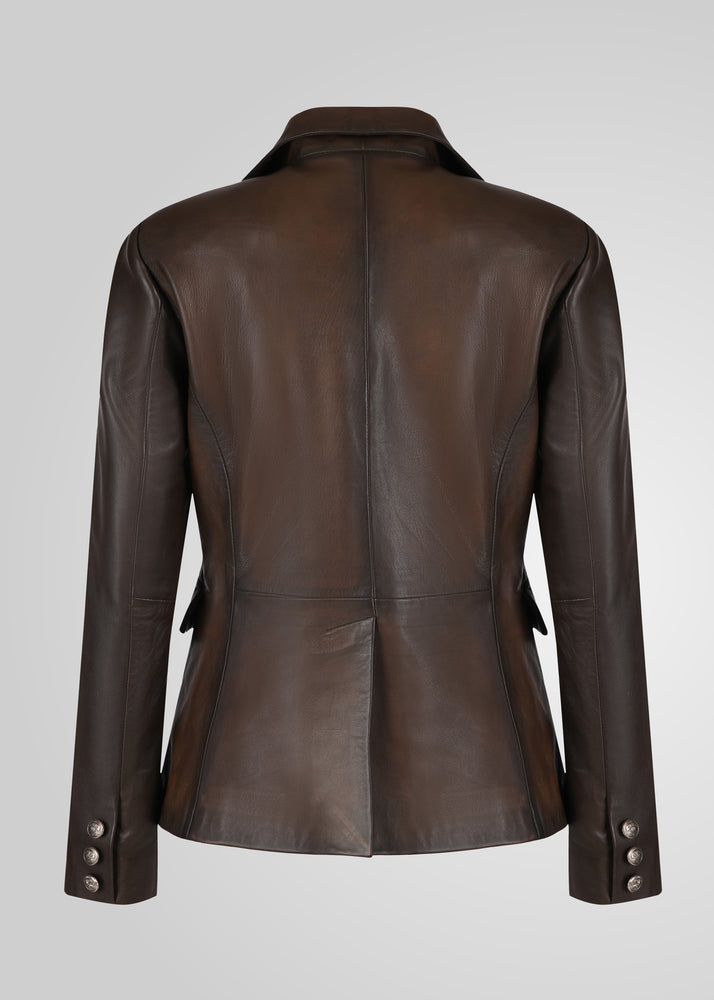 FENNA - TAILORED LEATHER BLAZER