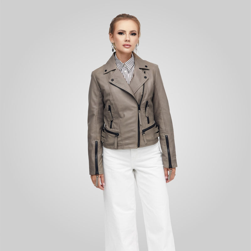 IRINA Oversized Leather Biker Jacket – Bod & Christensen