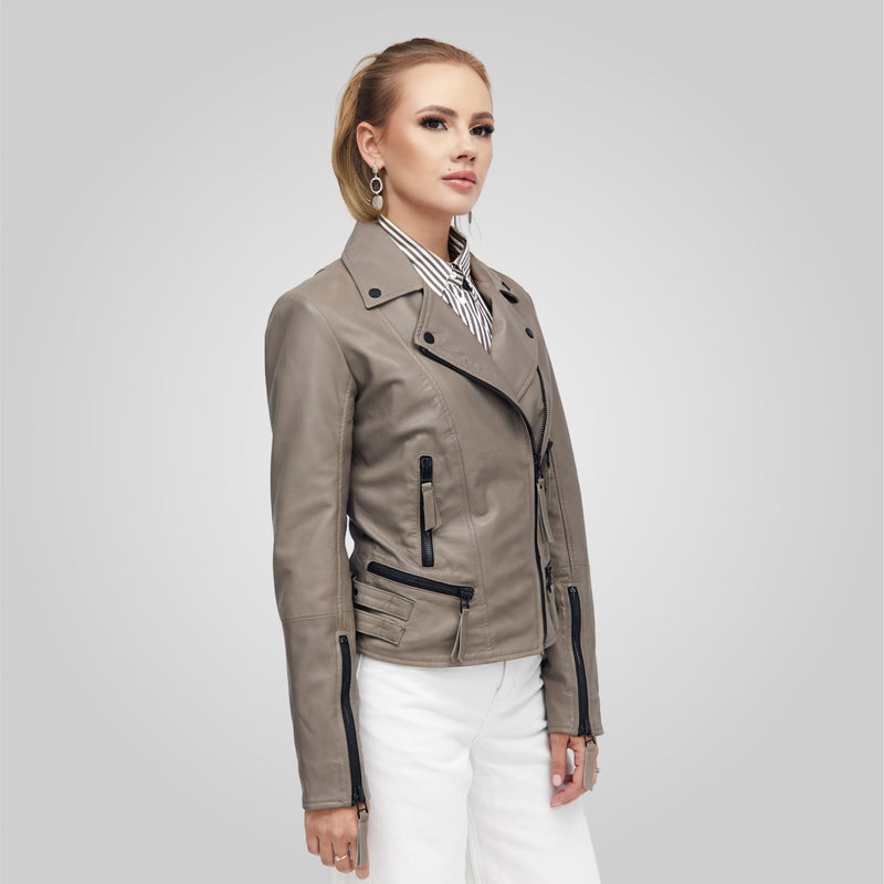 IRINA Oversized Leather Biker Jacket – Bod & Christensen