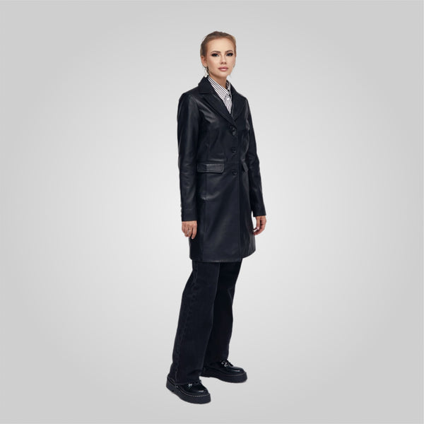 Blazer trench trois-quarts KELLY