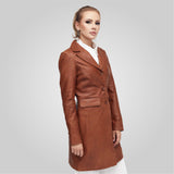 KELLY Three-Quarter Trench Blazer