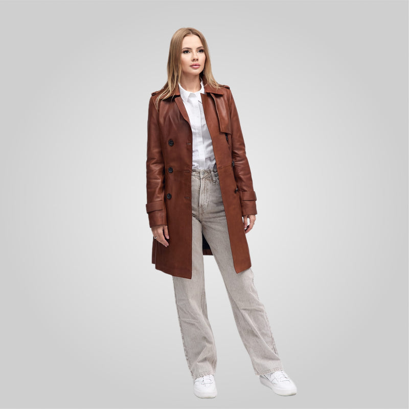 LAURE Three-Quarter Trench