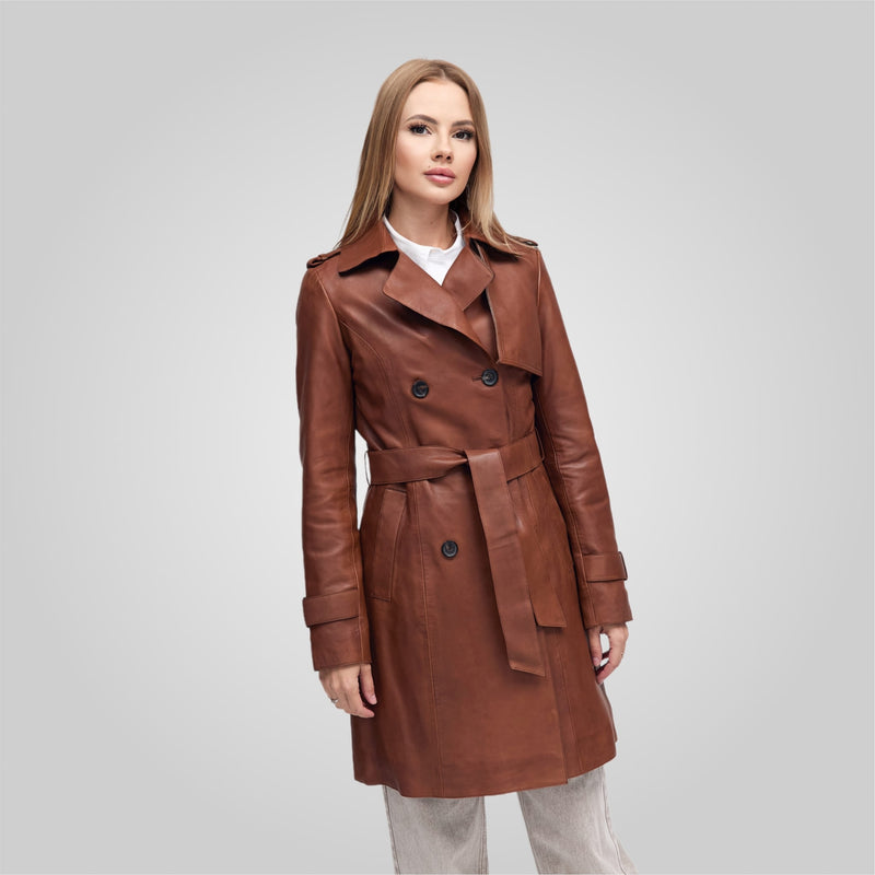 LAURE Three-Quarter Trench