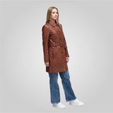 FABRIZIA Three-Quarter Trench