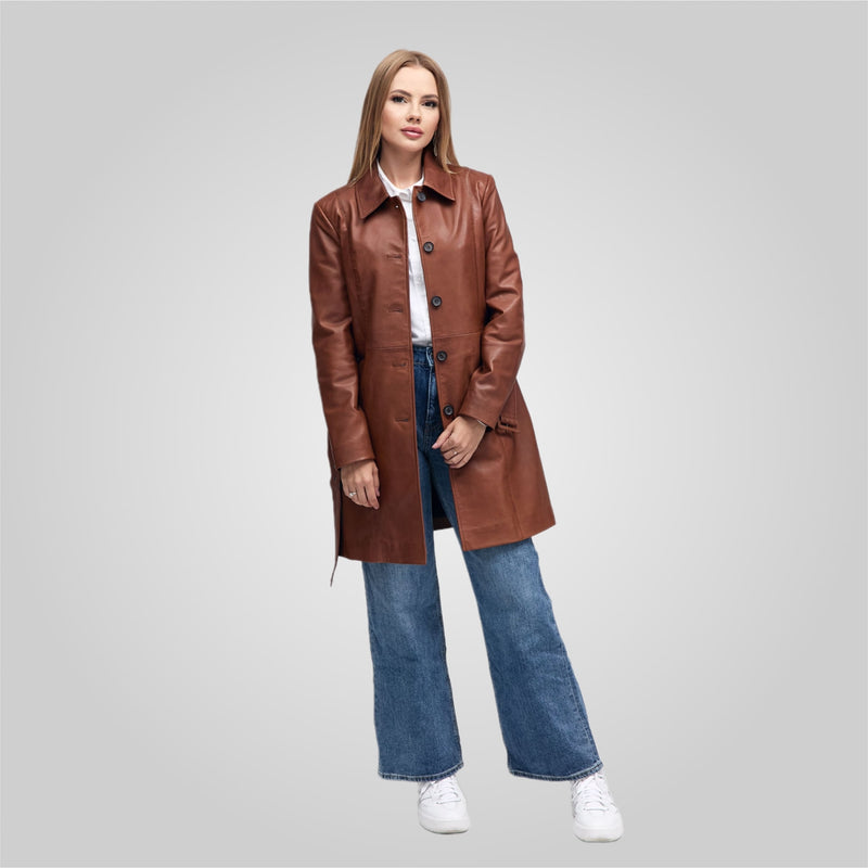 FABRIZIA Three-Quarter Trench