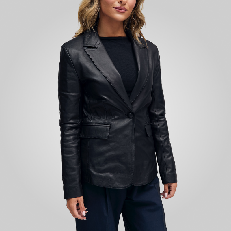 WRENLEE One Button Blazer