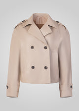 HANNA - CROPPED LEATHER JACKET