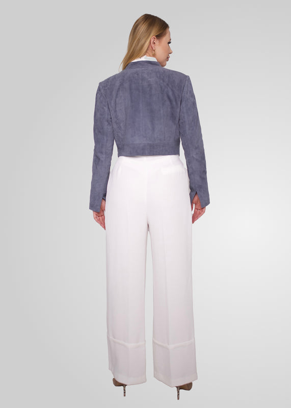 ADRIAN - CROPPED SUEDE JACKET