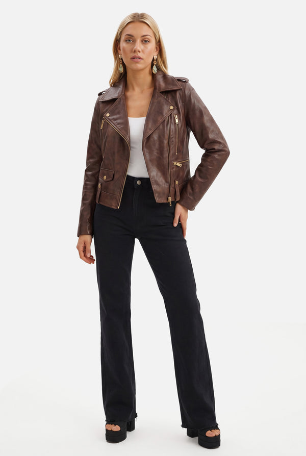 CORAL  - VINTAGE BROWN