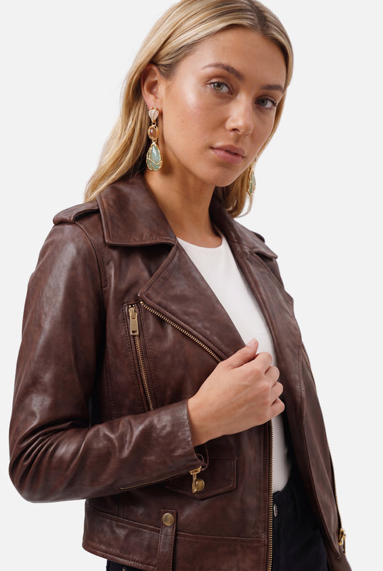 CORAL  - VINTAGE BROWN