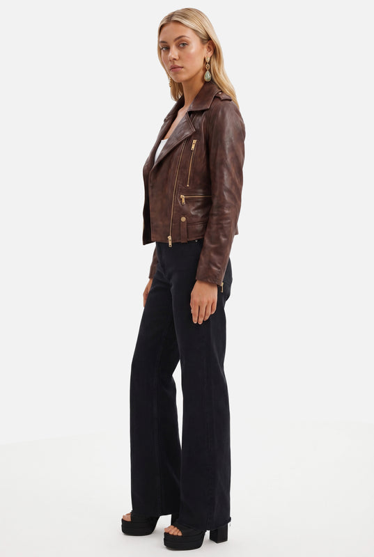 CORAL  - VINTAGE BROWN