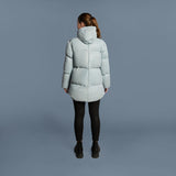 LOGAN Leather Puffer With Hood