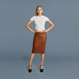 DAWN Leather Skirt